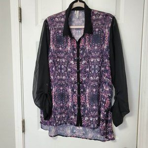 Sheer Light wieght Blouse Size XL